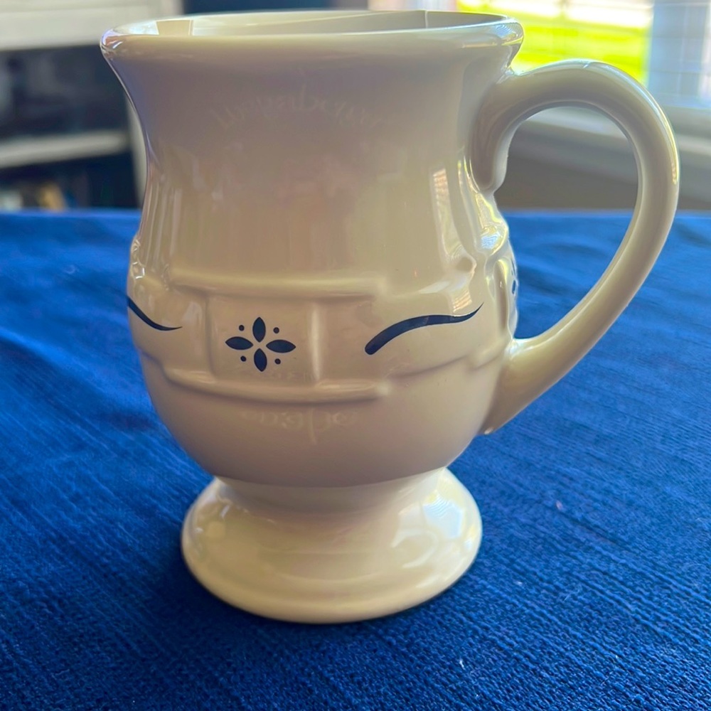 Longaberger Classic Blue Latte Mug